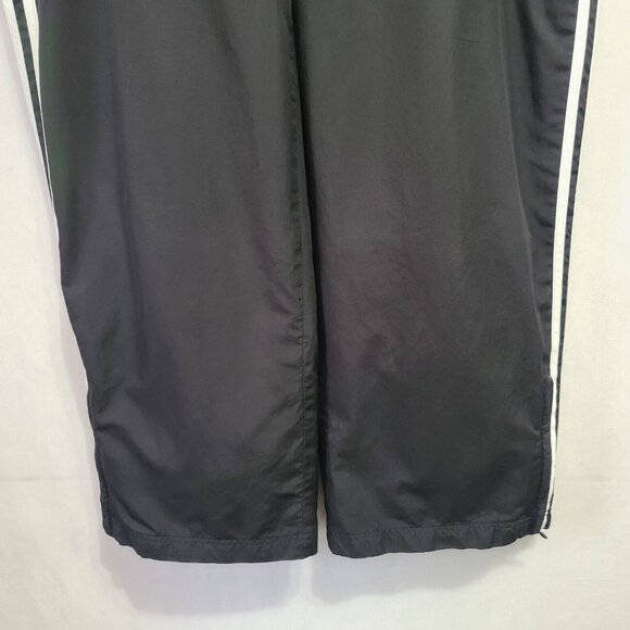 Adidas Windbreaker Pants Men's Size XL Black White Stripes - Picture 11 of 16